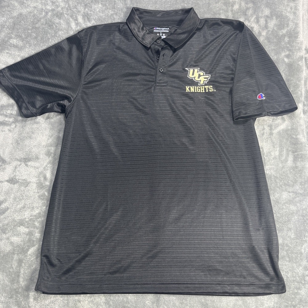 Champion UCF Knights Golf Polo Performance Black University of Central Florida